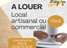 A LOUER : Local artisanal ou commercial